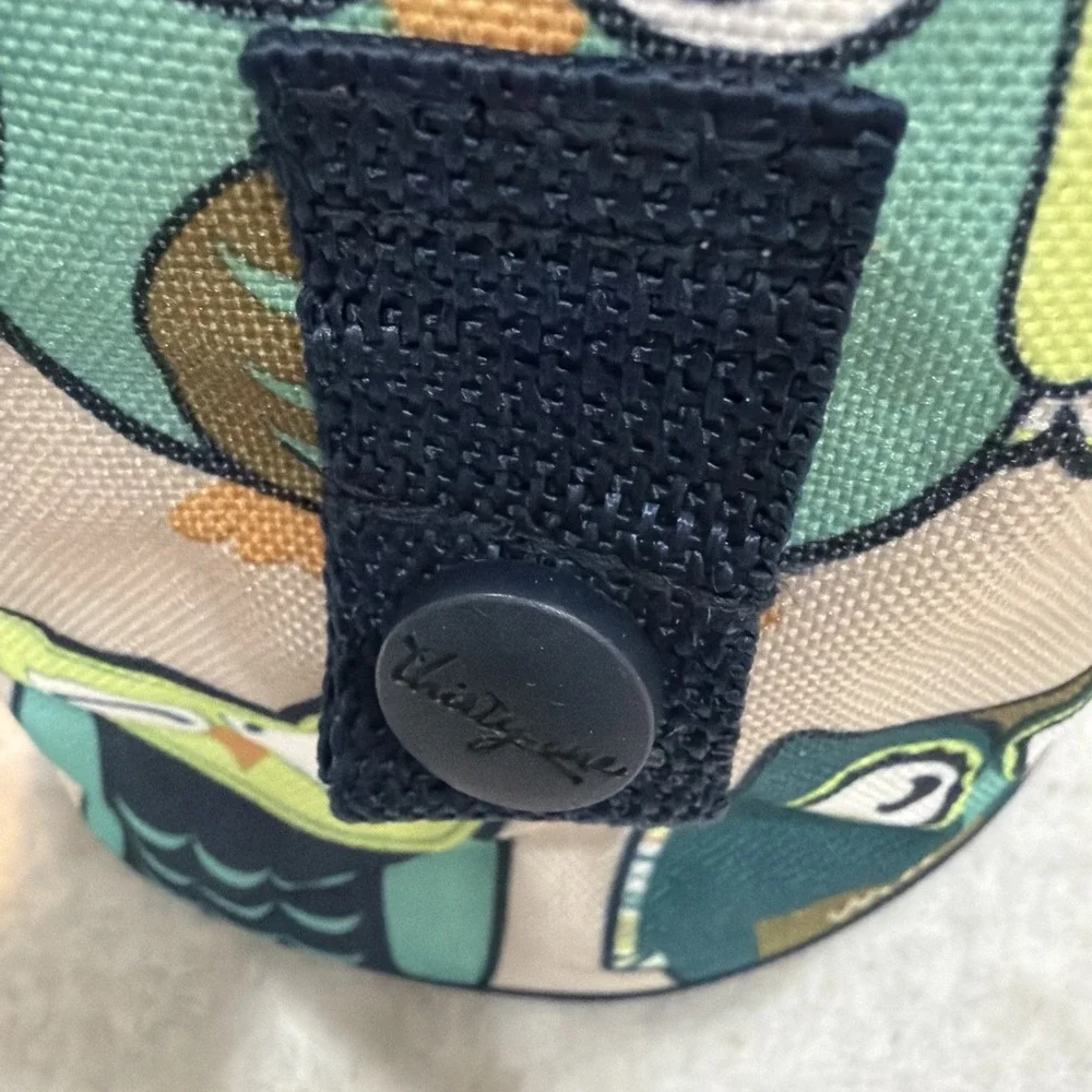 Thirty-One Gifts Oh Snap Bin Organizer Happy Owl Pattern EUC Crafts Canvas 52